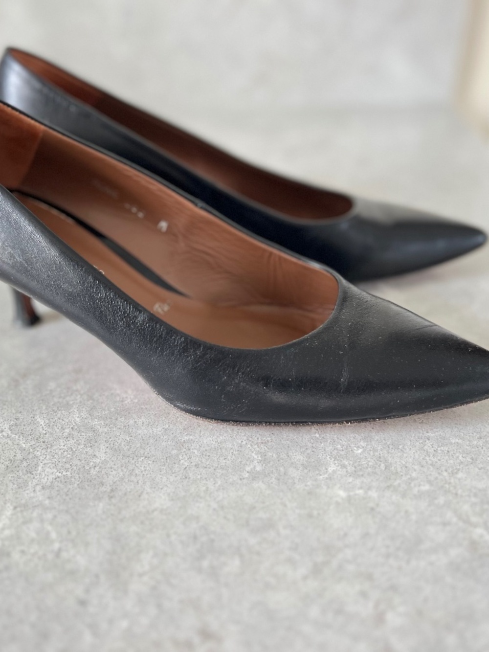 Black Pointed Toe Pumps